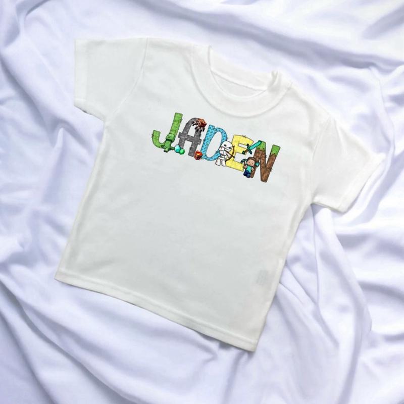 MINECRAFT PERSONLIASED T-SHIRT