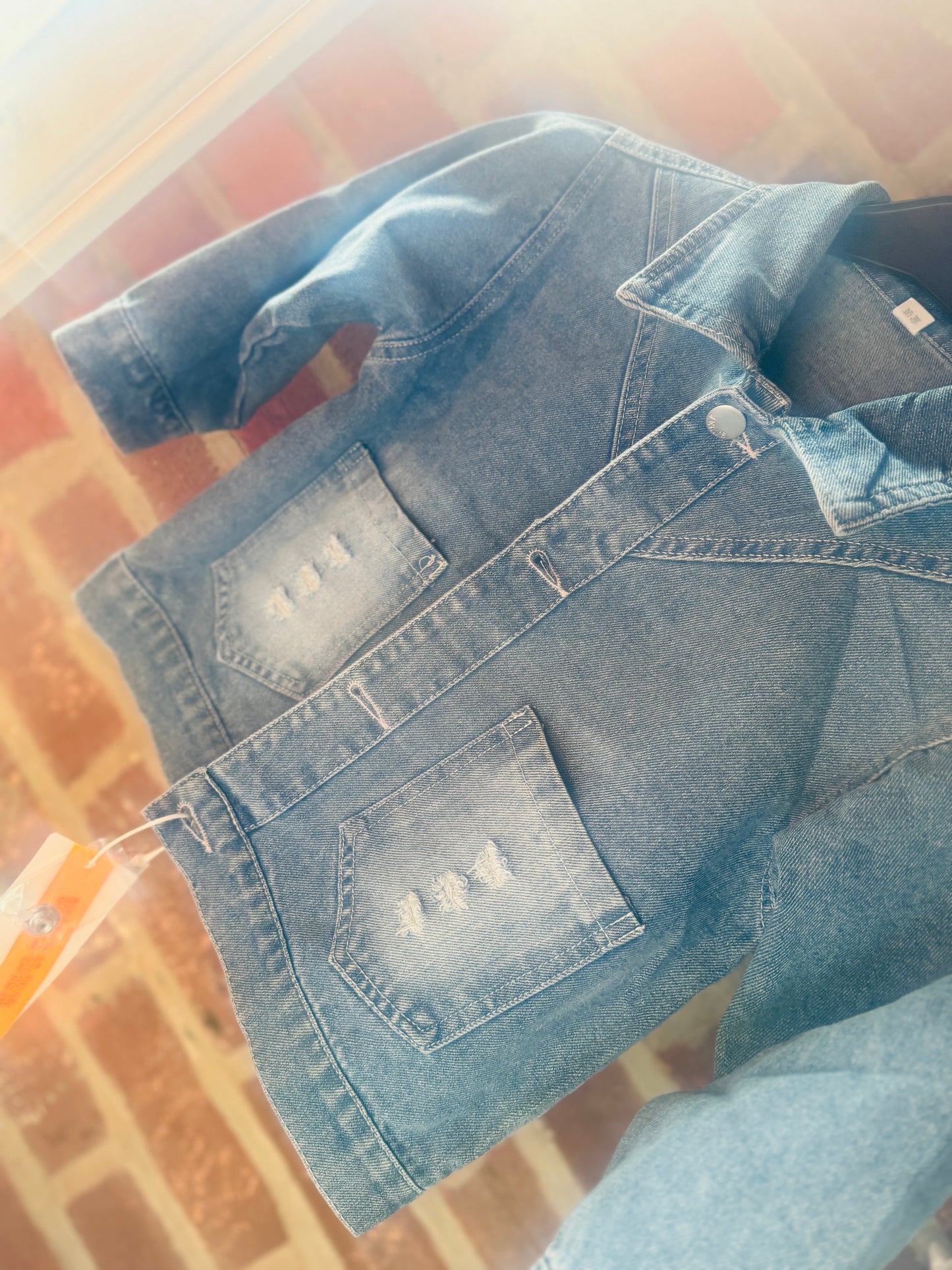 BOW DENIM JACKET~ PERSONALISED