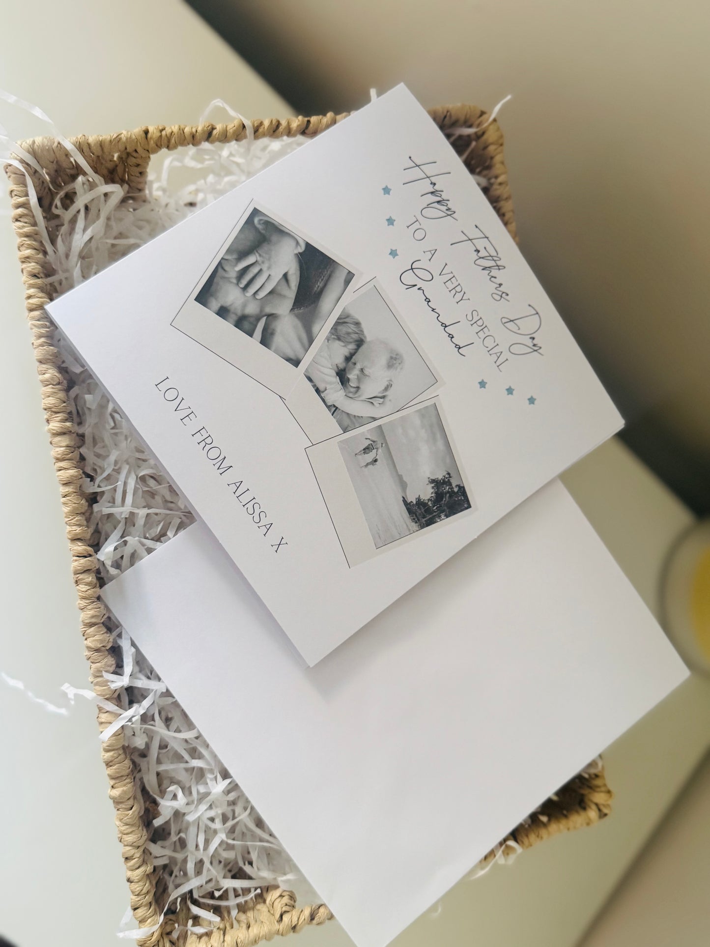 PERSONALISED PHOTO FATHERS DAY CARD