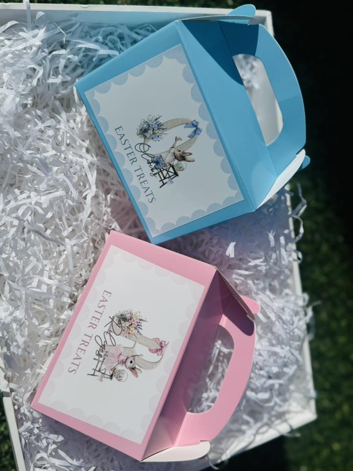 PERSONALISED EASTER TREAT BOX,EASTER GIFT BOX