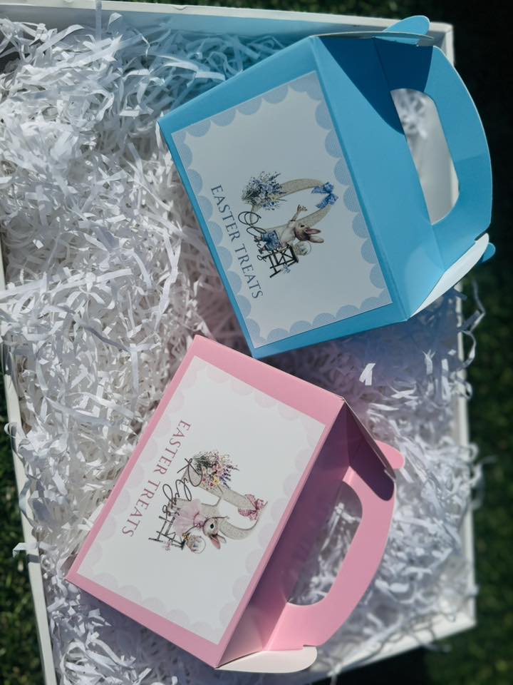 PERSONALISED EASTER TREAT BOX,EASTER GIFT BOX