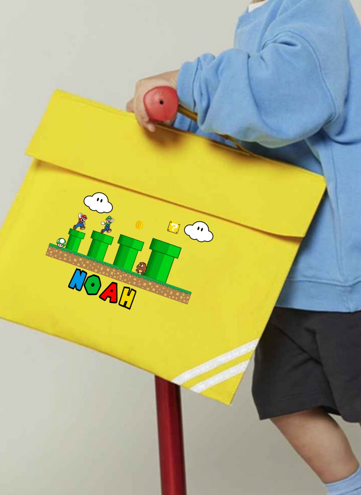 OUR WAY TO HELOP PERSONLISED BACK TO SCHOOL BOOK BAGS