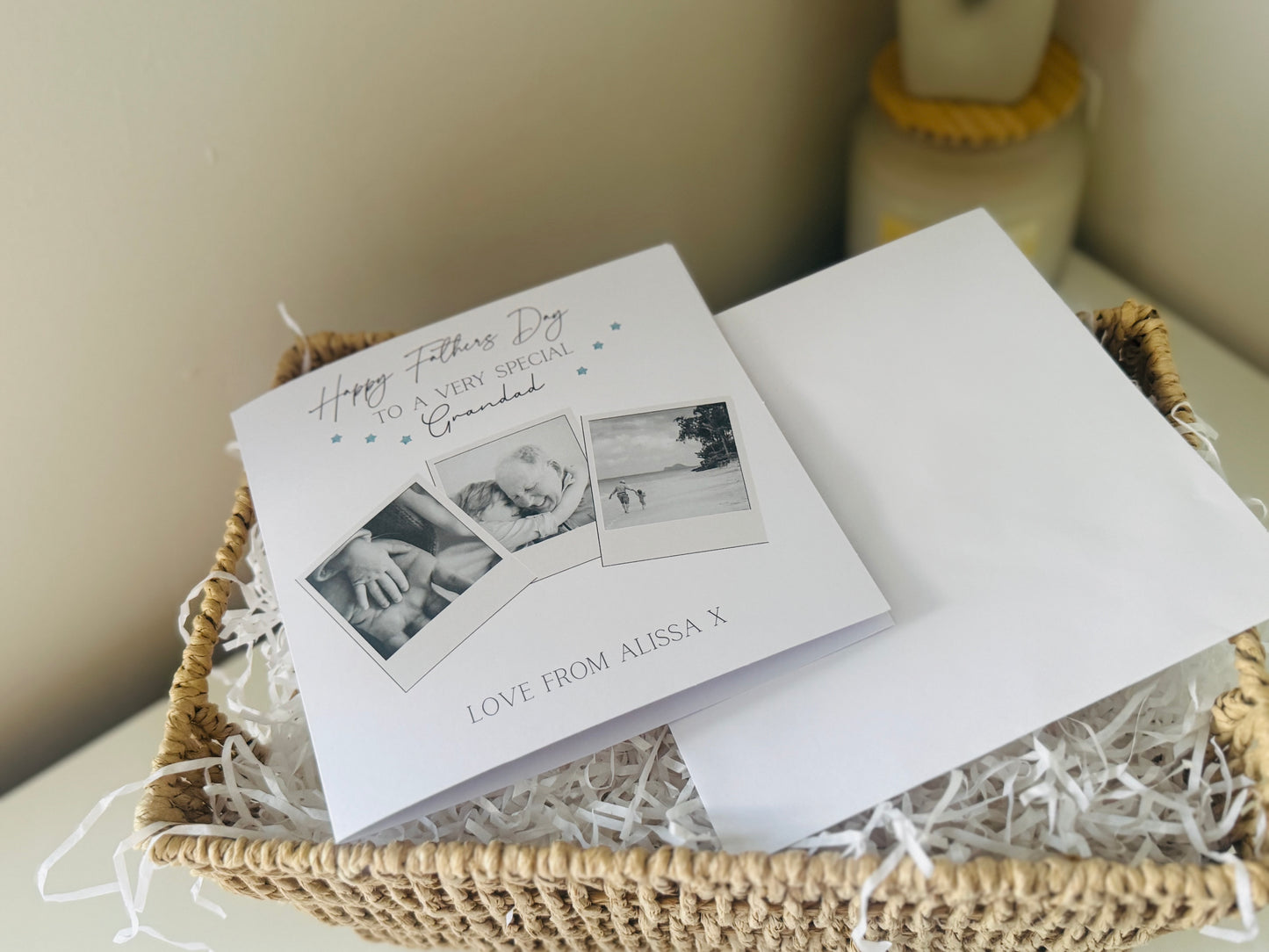 PERSONALISED PHOTO FATHERS DAY CARD