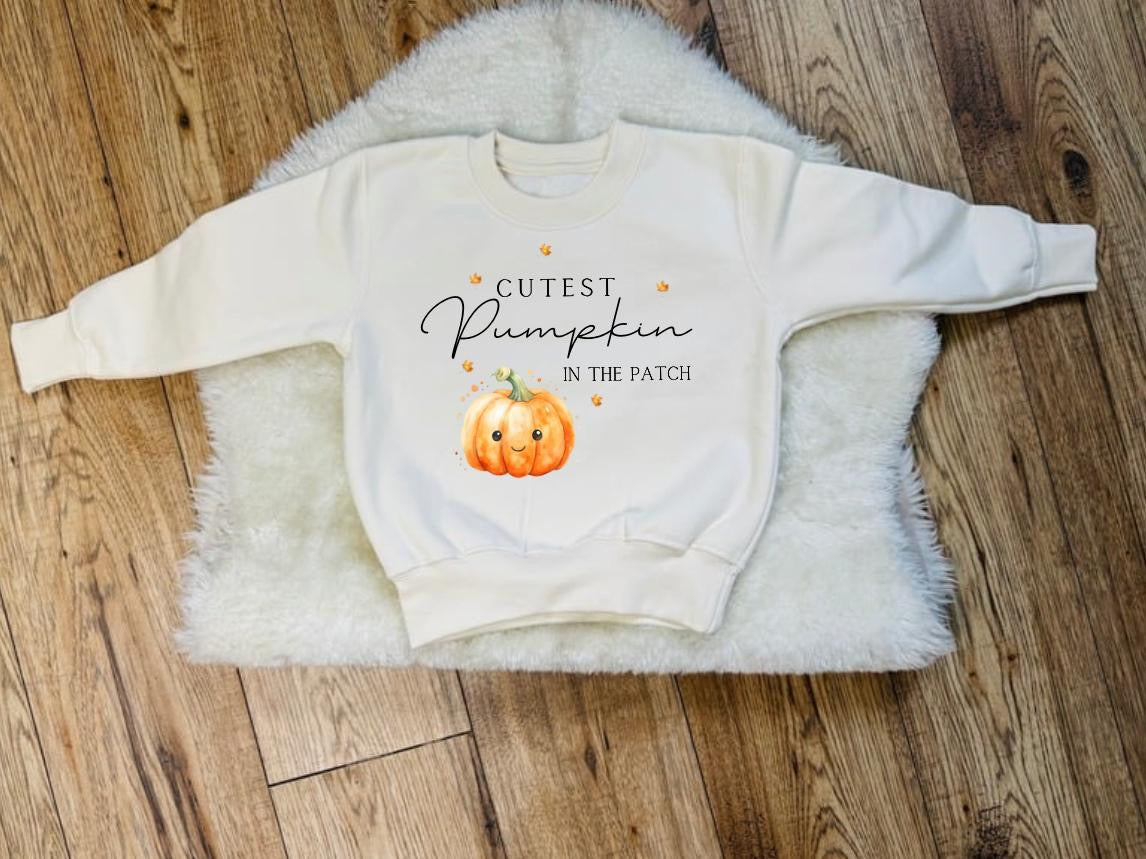 CUTEST PUMPKIN IN THE PATCH SWEATSHIRT
