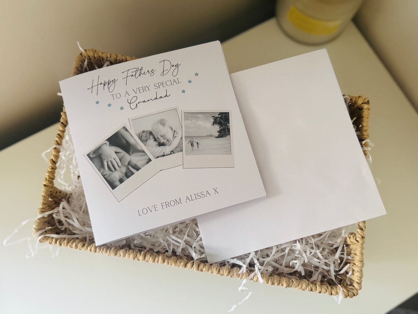 PERSONALISED PHOTO FATHERS DAY CARD