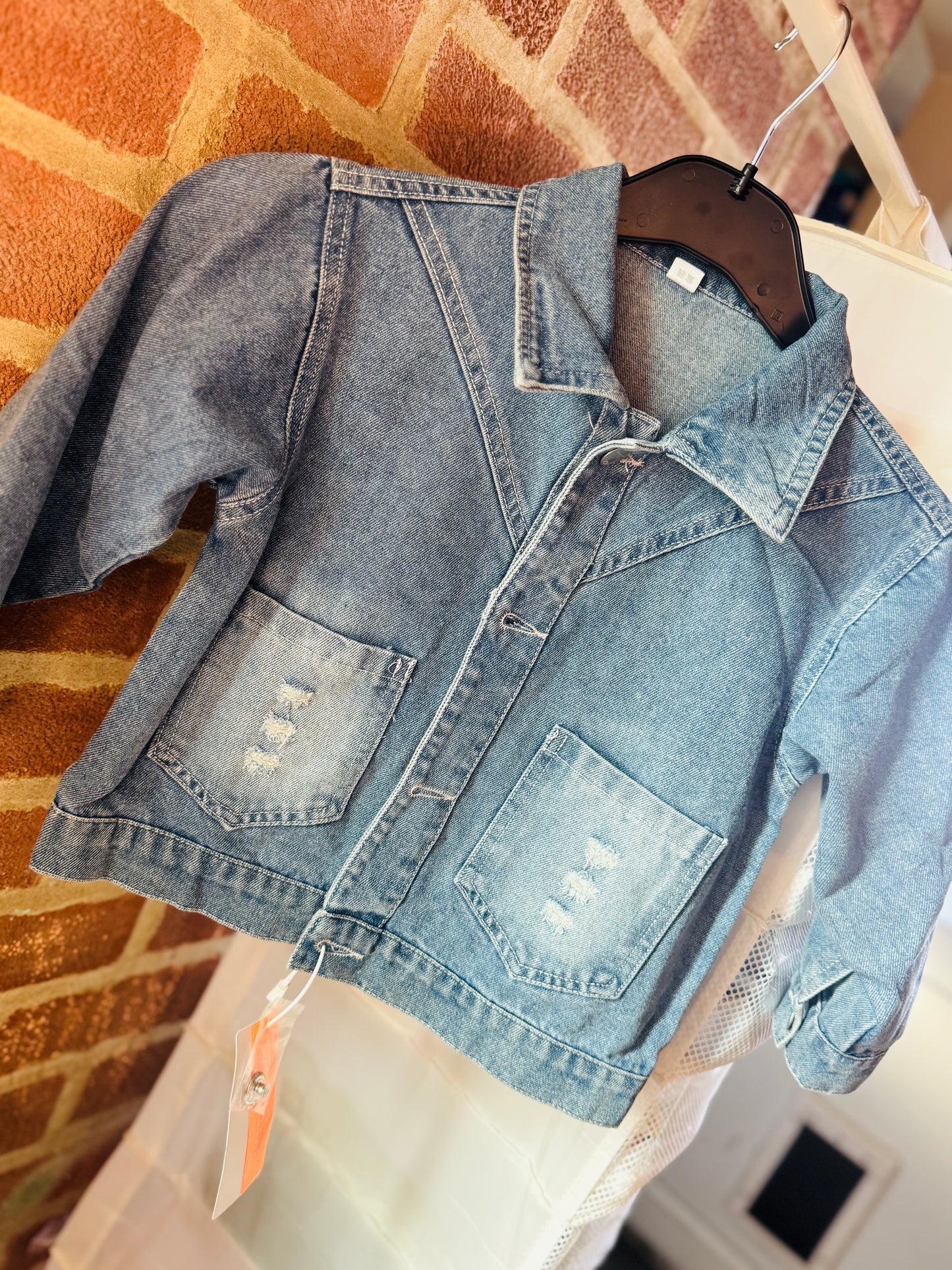 BOW DENIM JACKET~ PERSONALISED