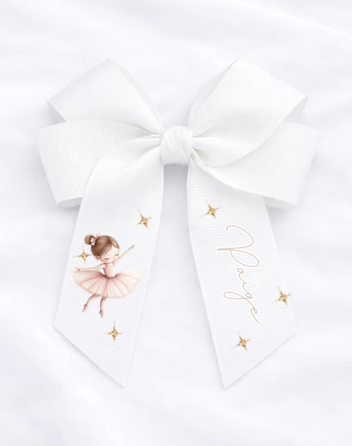 BOWRINA BALLERINA BOW HAIR BOW 4 INCH