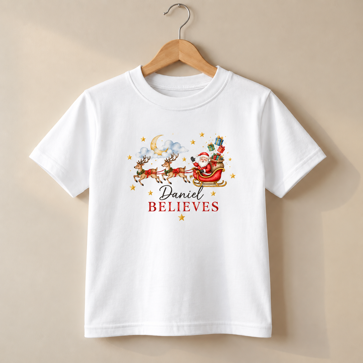 BELIEVES T-SHIRT PERSONALISED