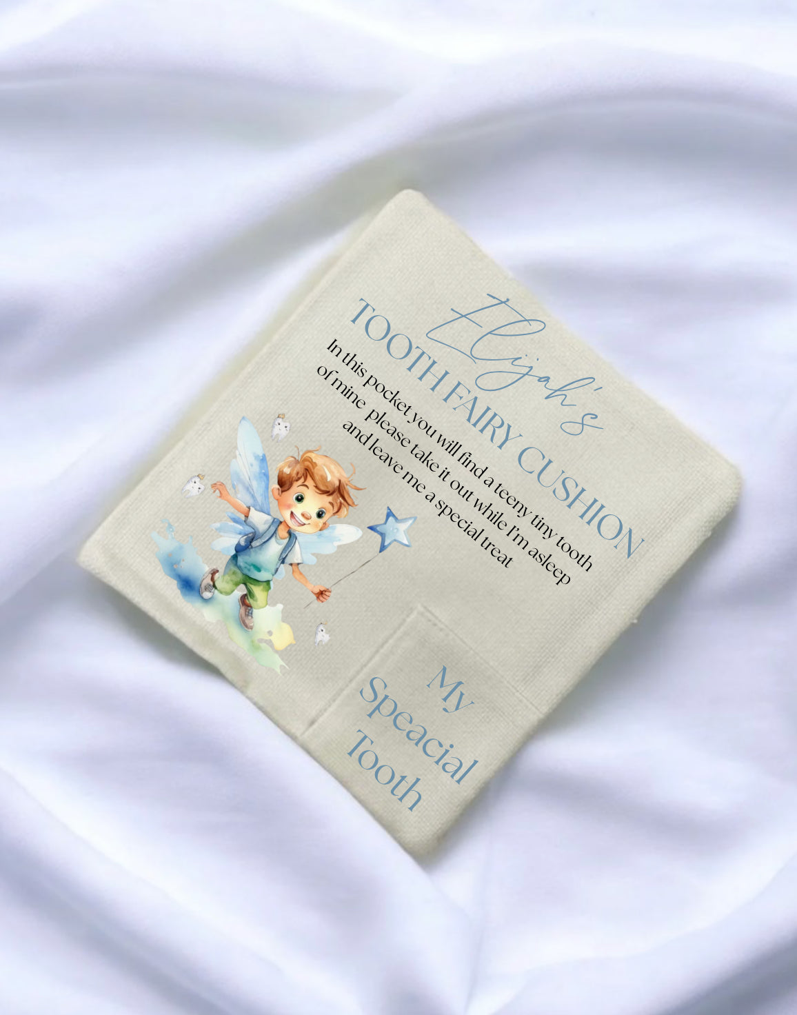 PERSONALISED TOOTH FAIRY CUSHION