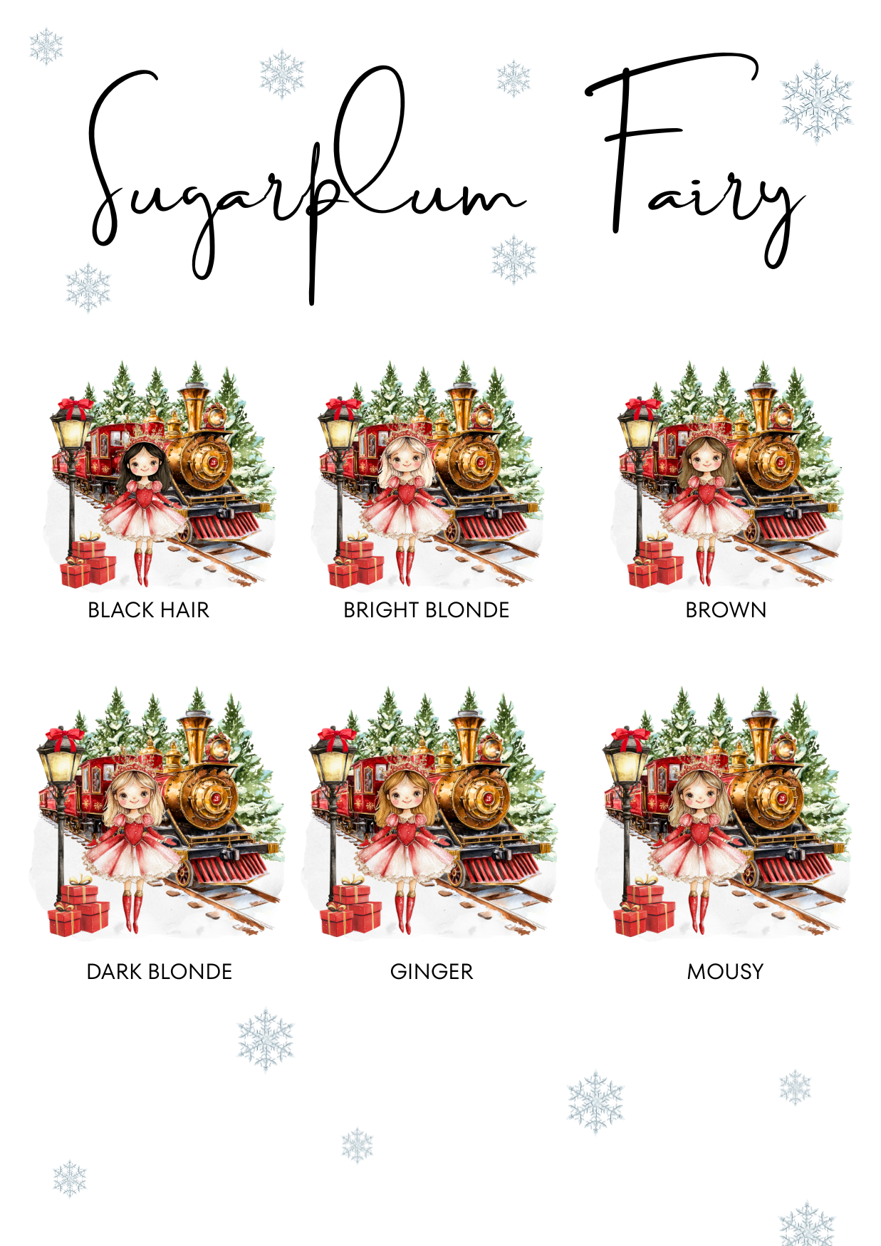 SUGARPLUM FAIRY PERSONALISED CHRISTMAS CRATE