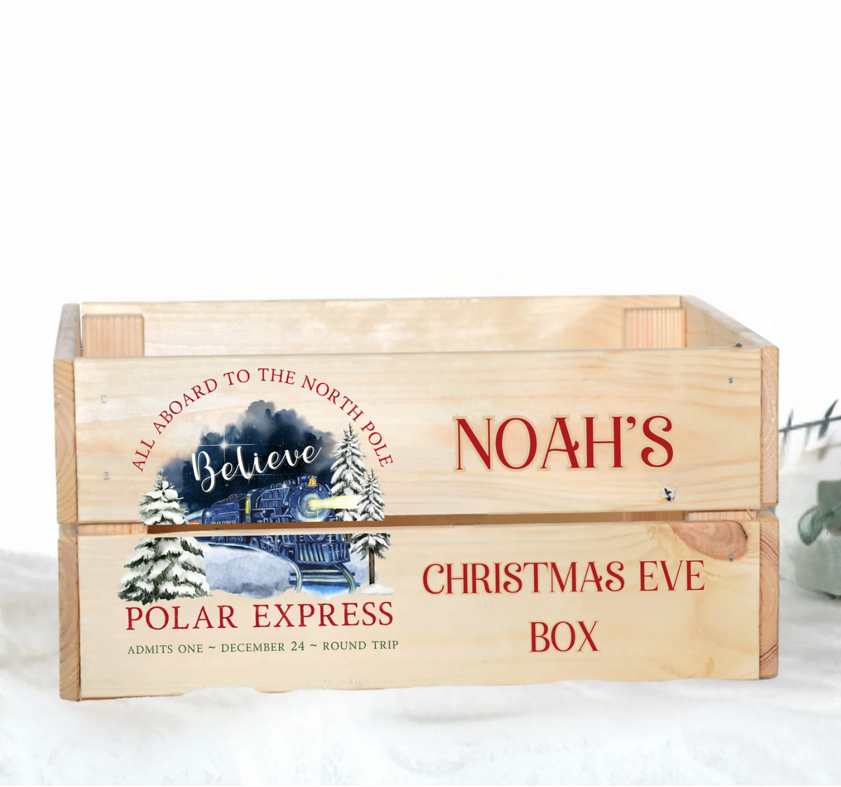 ALL ABOARD THE EXPRESS TRAIN CRATE