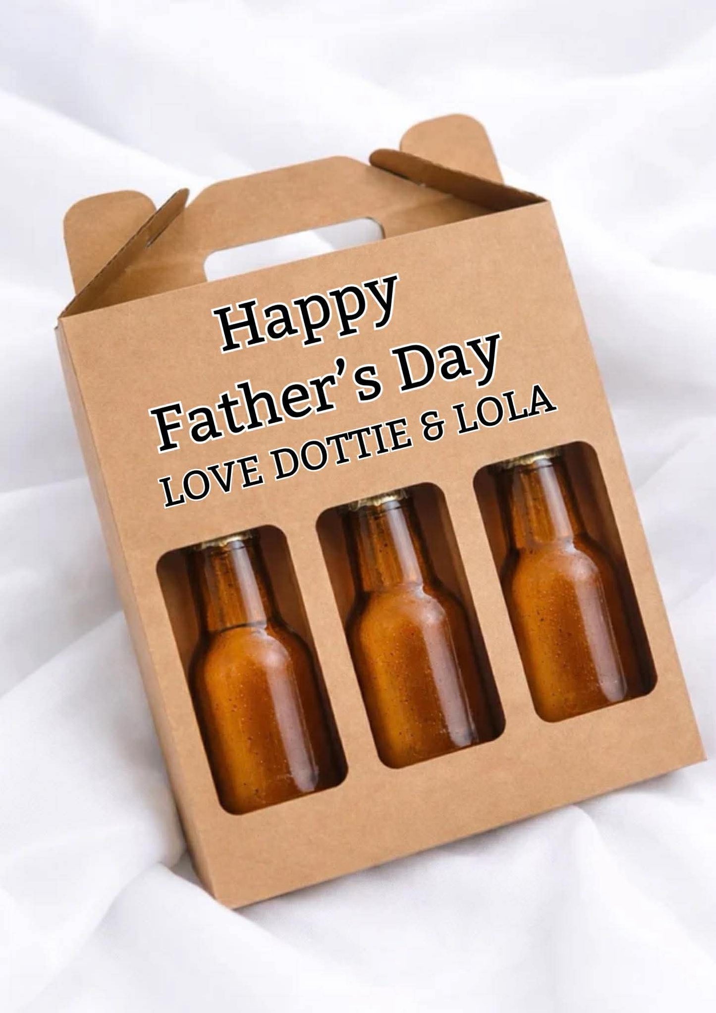 PERSONALISED BOTTLE DISPLAY BOX