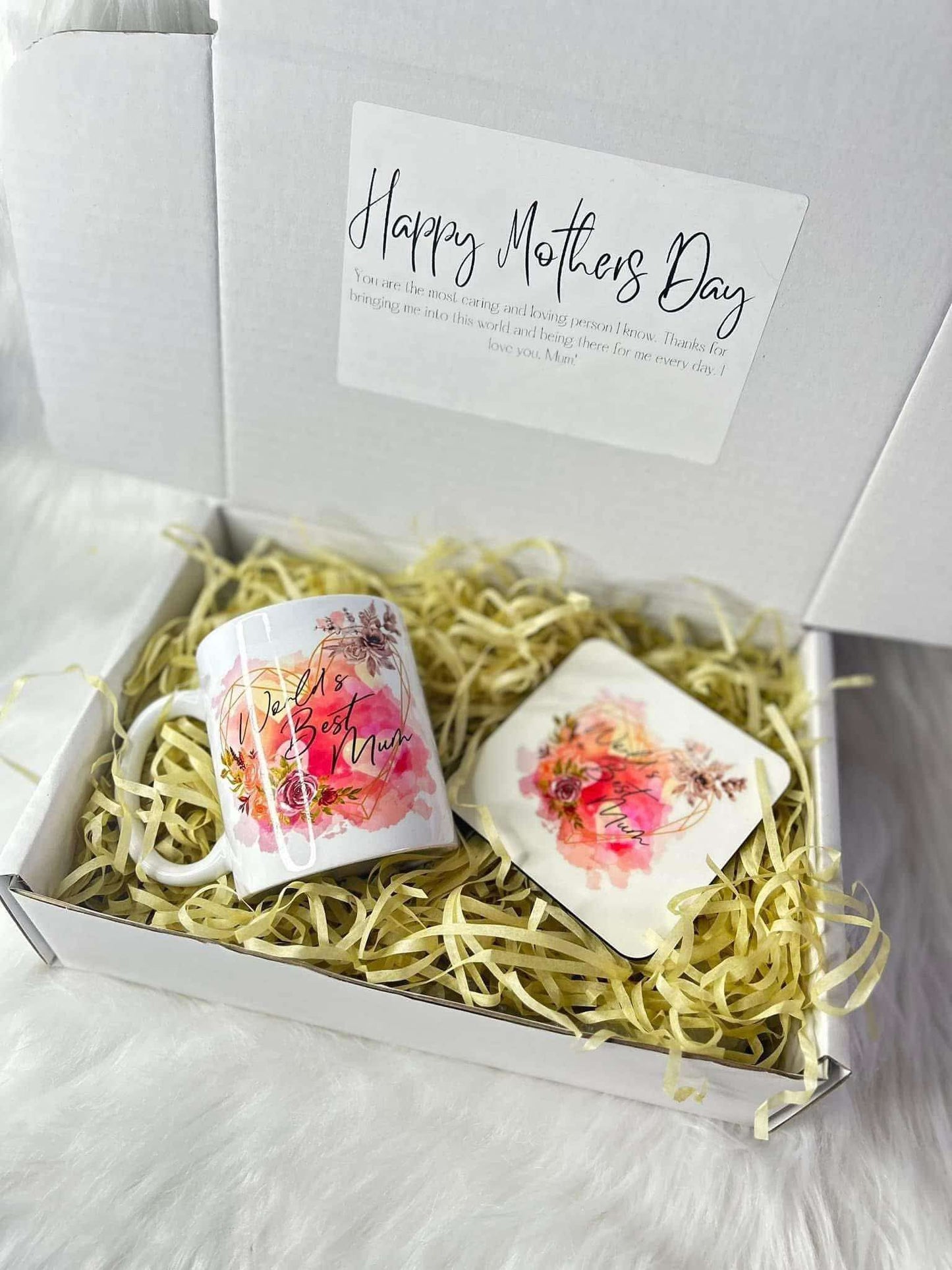 Personalised worlds best mug and coaster