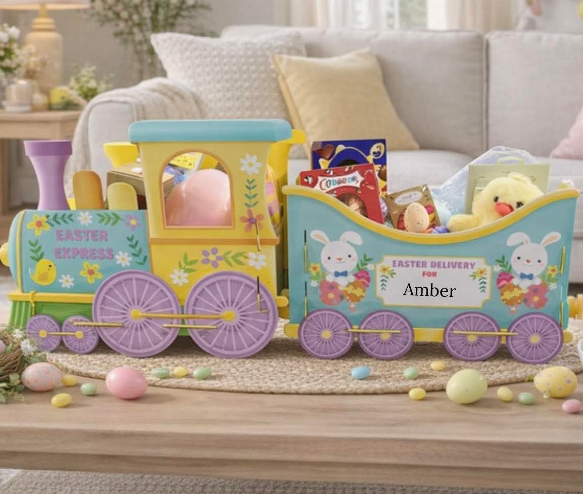 Personalised Easter trains