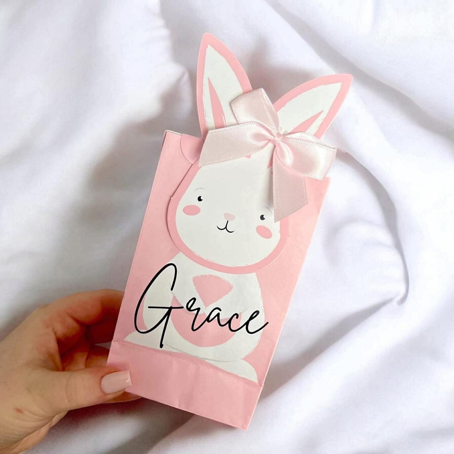Personalised 3D bunny treat bags