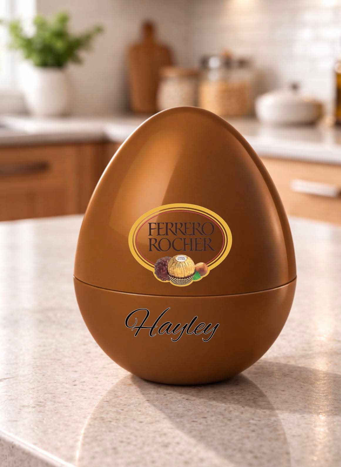 Ferreo personalised Easter egg fillable
