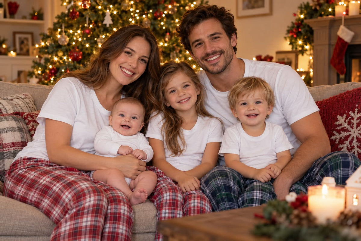 PERSONALISED WITH CUSTOM DESIGN FAMILY MATCHING T-SHIRTS