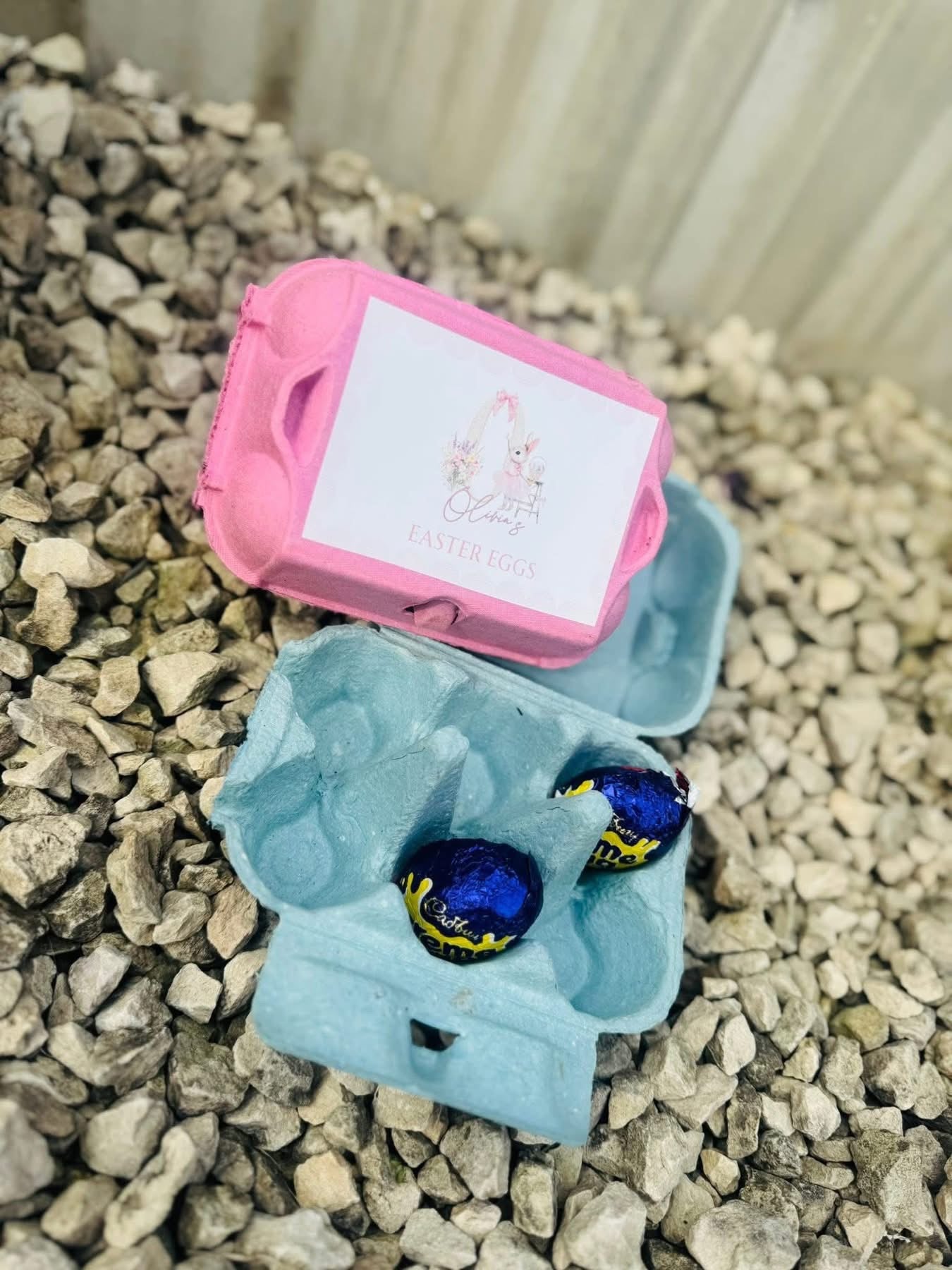 PERSONALISED EGG CHOCOLATE BUNNY PERSONALISED BOX