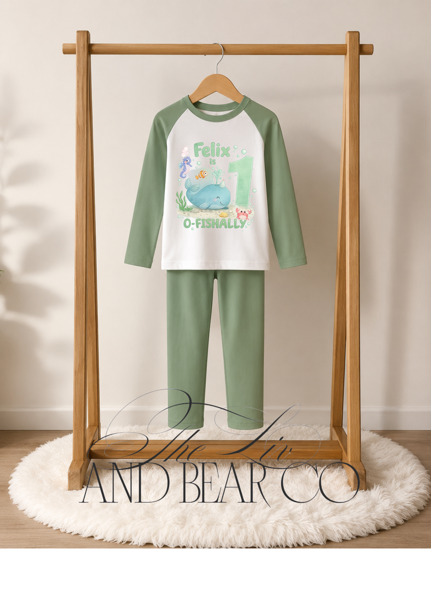 O'FISHALLY SEA THEMED BIRTHDAY PJS