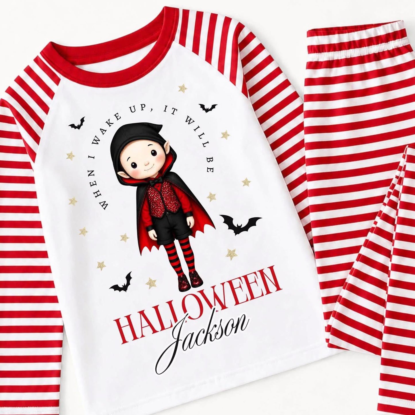 PERSONALSIED DRACULA HALLOWEEN PJS