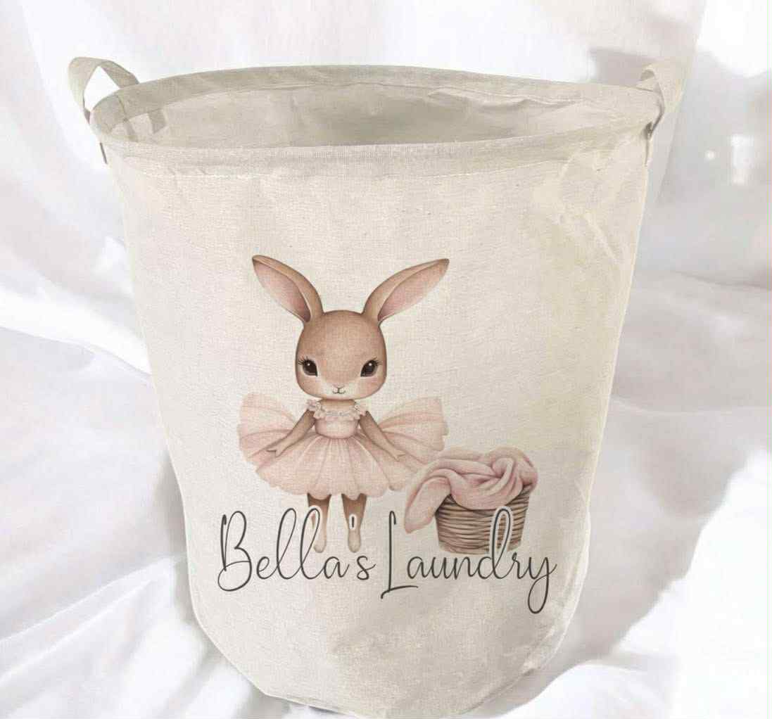 Personalised children’s felt storage baskets