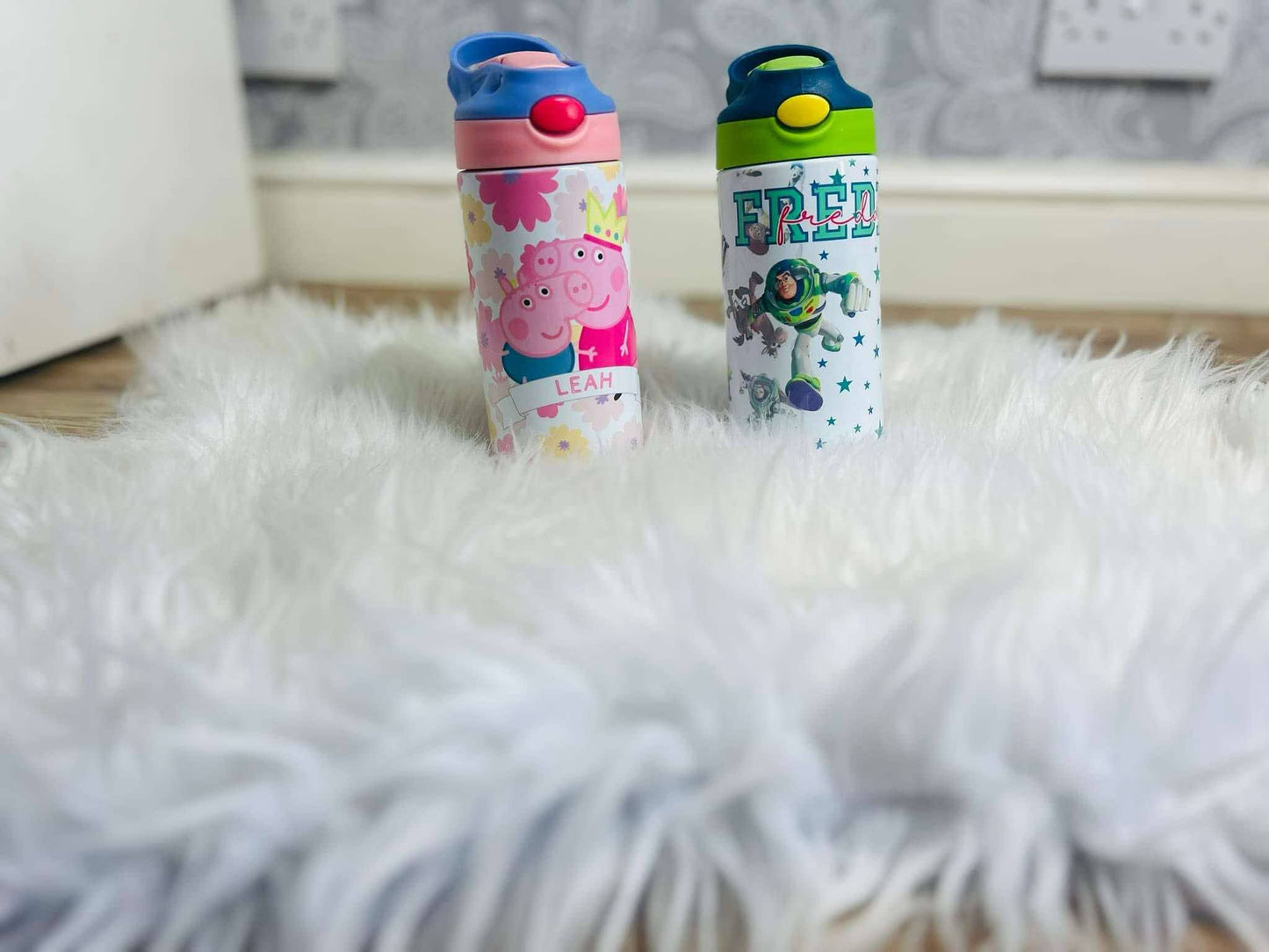 PERSONALISED 2 TONE LID CHARACTER BOTTLE