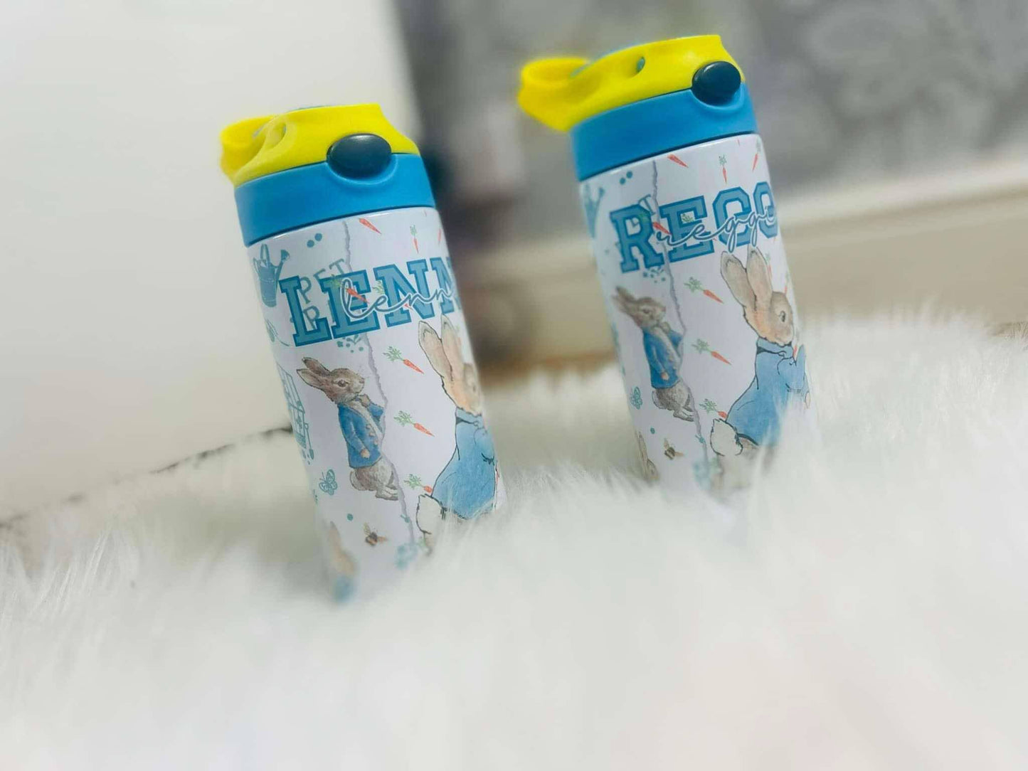 PERSONALISED 2 TONE LID CHARACTER BOTTLE