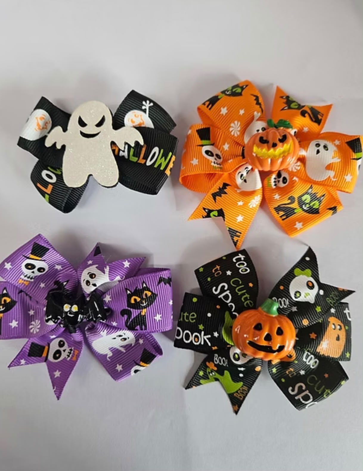 Halloween hair clips