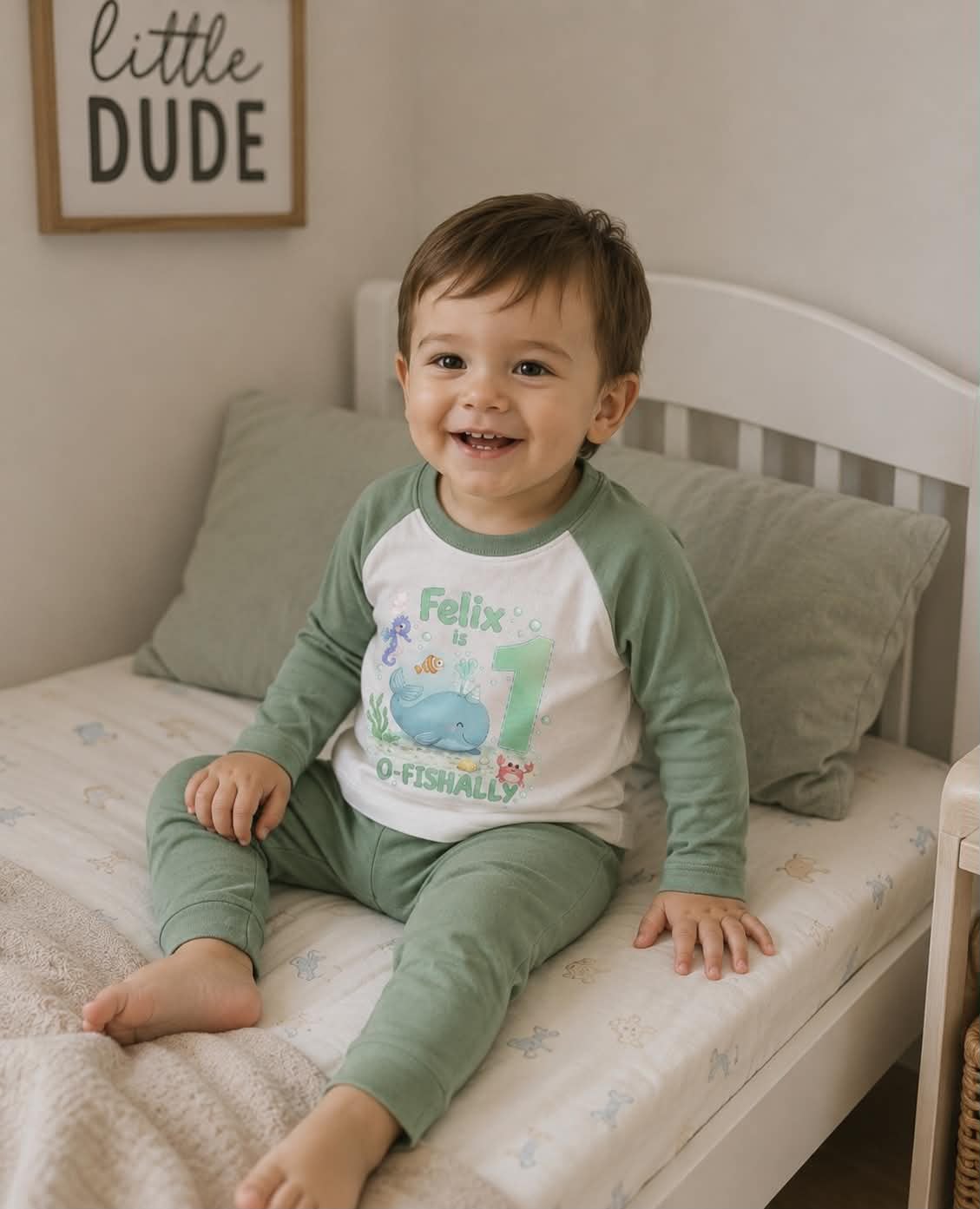 O'FISHALLY UNDER THE SEA THEME BIRTHDAY PJS