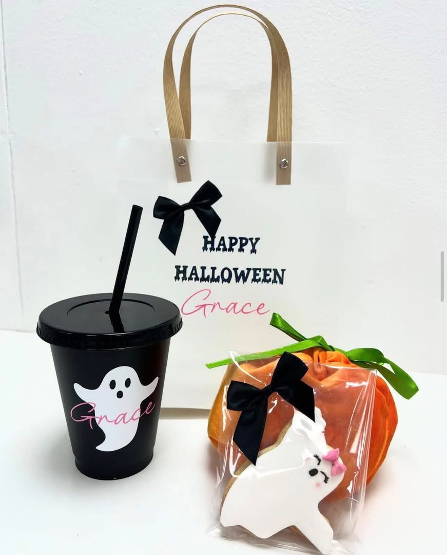 PERSONALISED MINI HALLOWEEN BUNDLE PINK