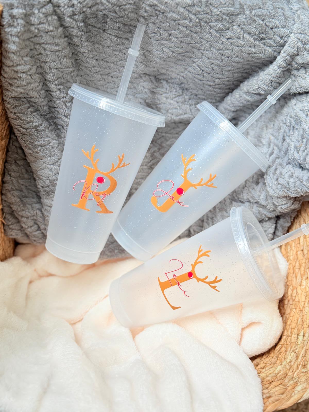PERSONALISED DEER THEME COLD CUP