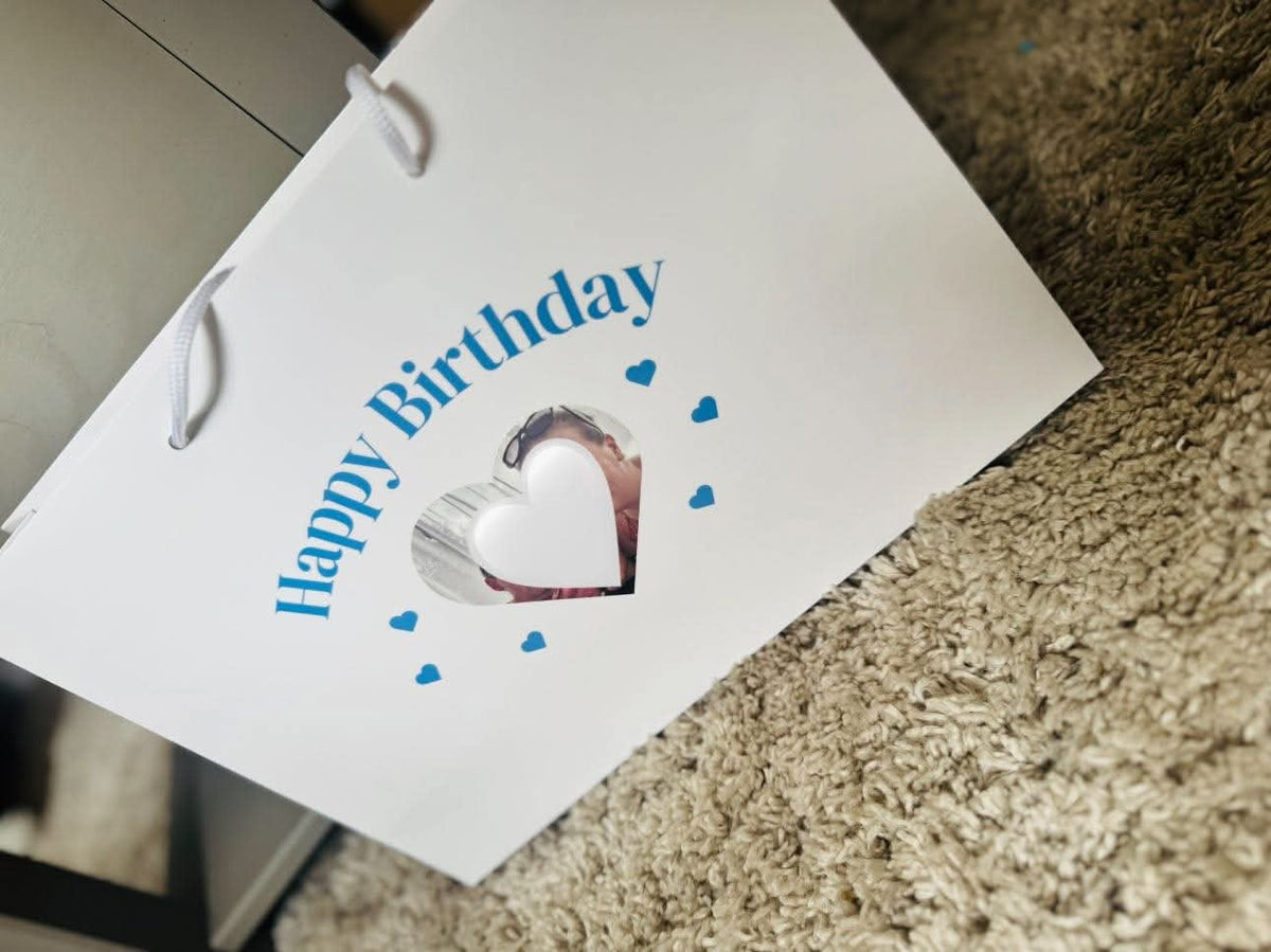 BLUE THEME PERSONALISED GIFT BAG