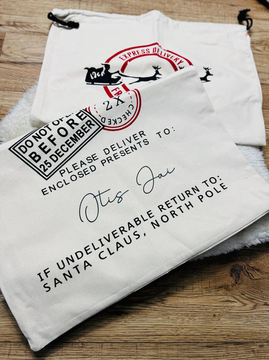 PERSONALISED CHRISTMAS SACK