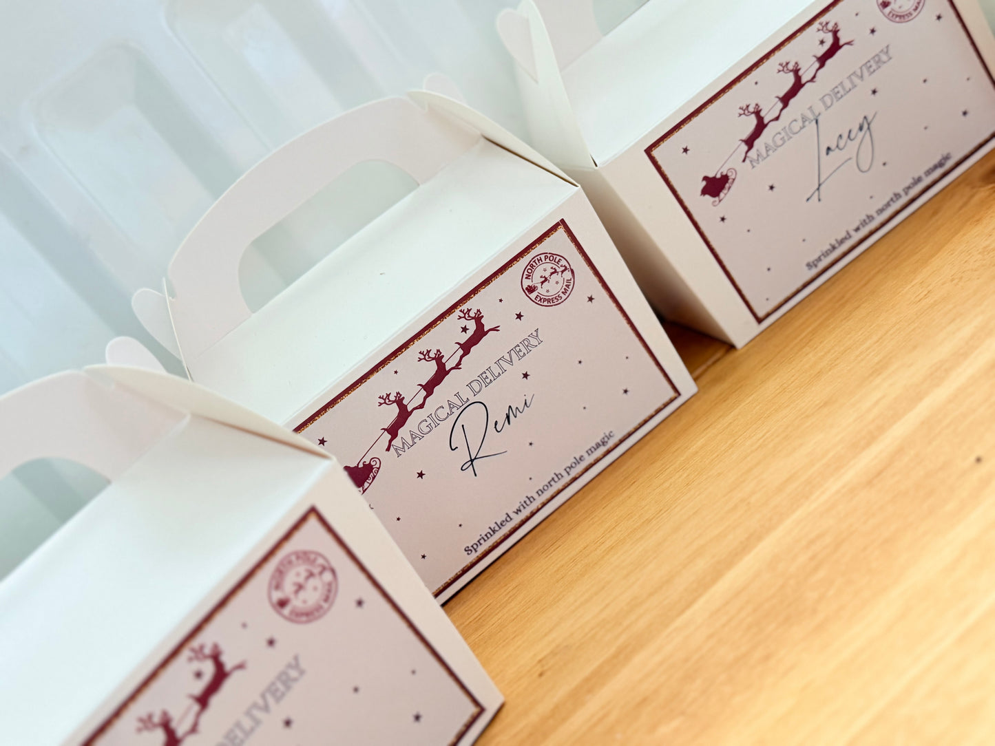 PERSONALISED CHRISTMAS TREAT BOXES