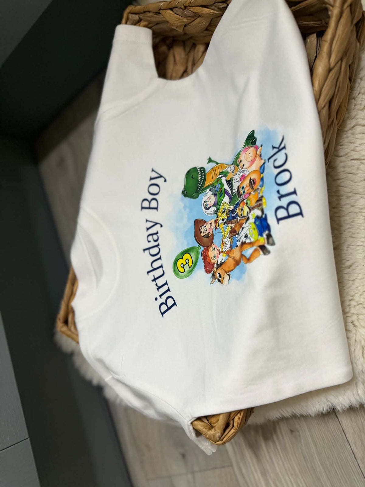 Birthday T-shirt personalised