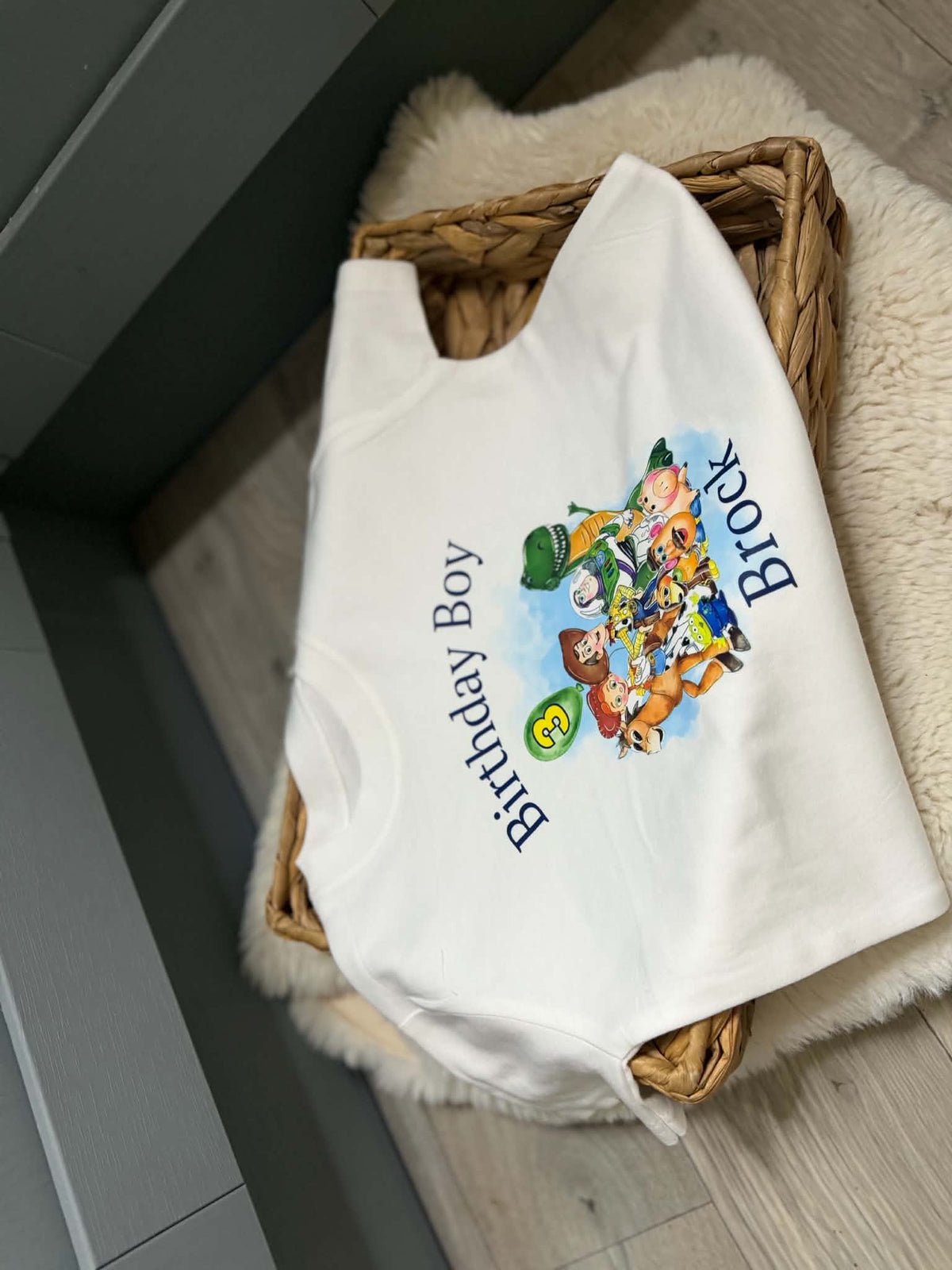 Birthday T-shirt personalised