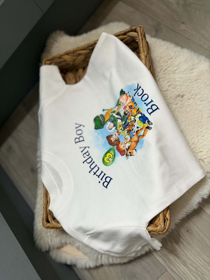 Birthday T-shirt personalised
