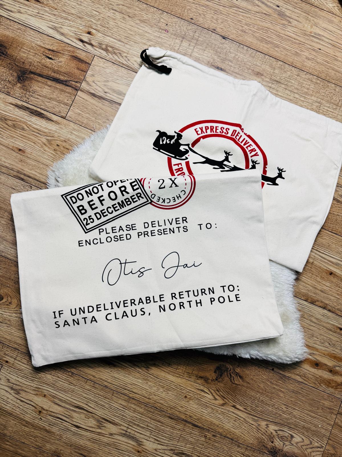 PERSONALISED CHRISTMAS SACK