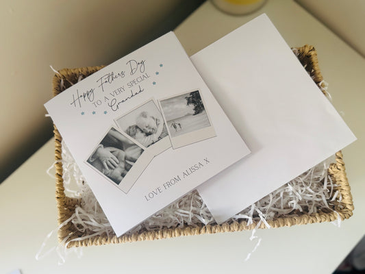 PERSONALISED PHOTO FATHERS DAY CARD