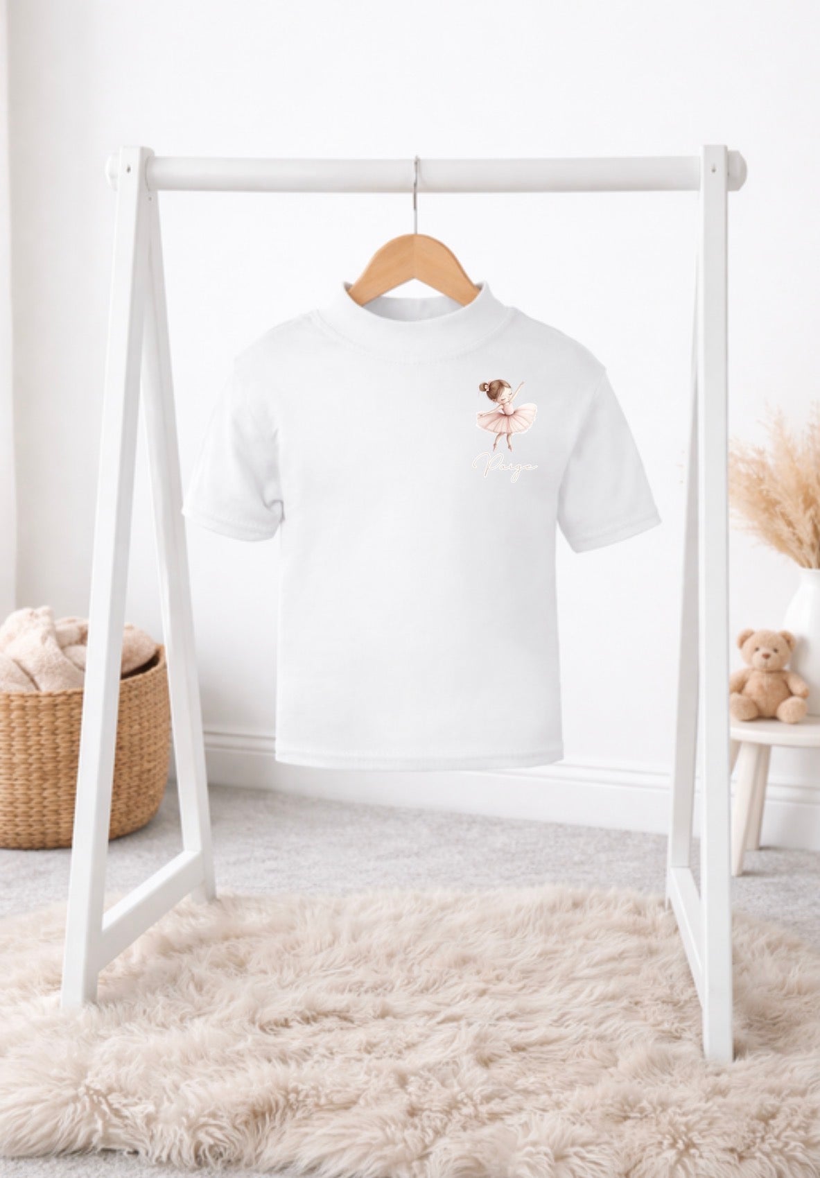 BOWRINA PERSONALISED BALLERINA T-SHIRT