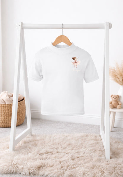 BOWRINA PERSONALISED BALLERINA T-SHIRT