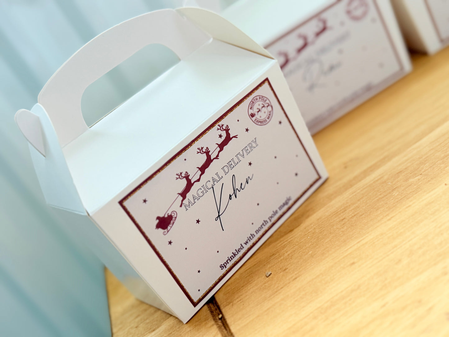 PERSONALISED CHRISTMAS TREAT BOXES