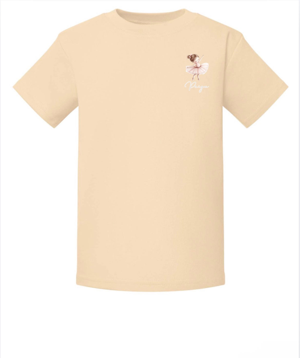 BOWRINA PERSONALISED BALLERINA T-SHIRT