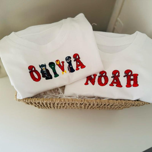 SUPERHERO  PERSONALISED T-SHIRT