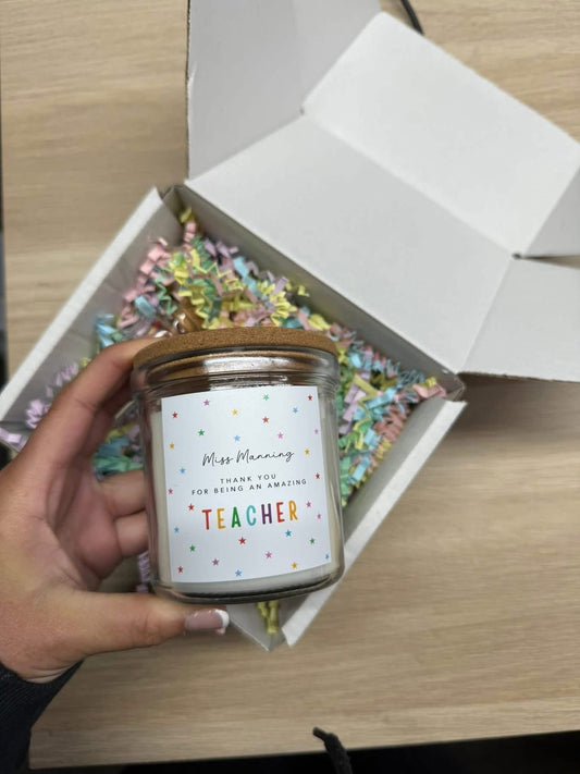 THANKYOU FOR BEING AN AMAZING.... PERSONALISED CANDLE AND MATCH GIFT SET