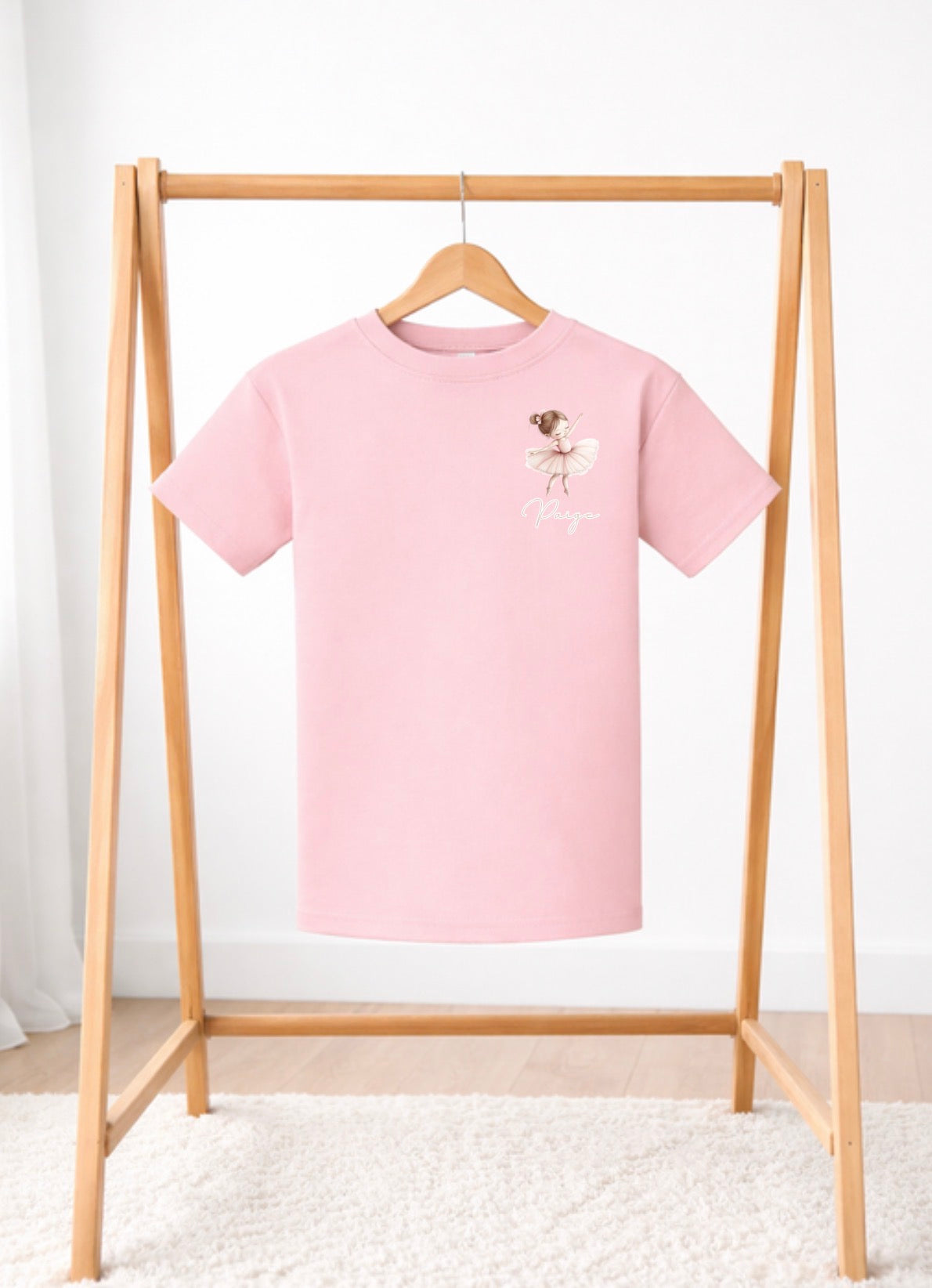 BOWRINA PERSONALISED BALLERINA T-SHIRT