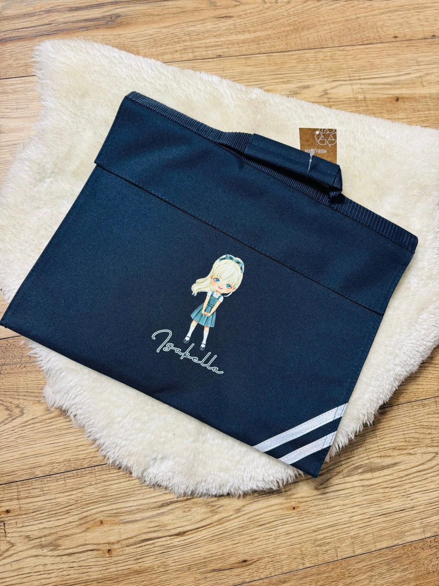 OUR WAY TO HELOP PERSONLISED BACK TO SCHOOL BOOK BAGS