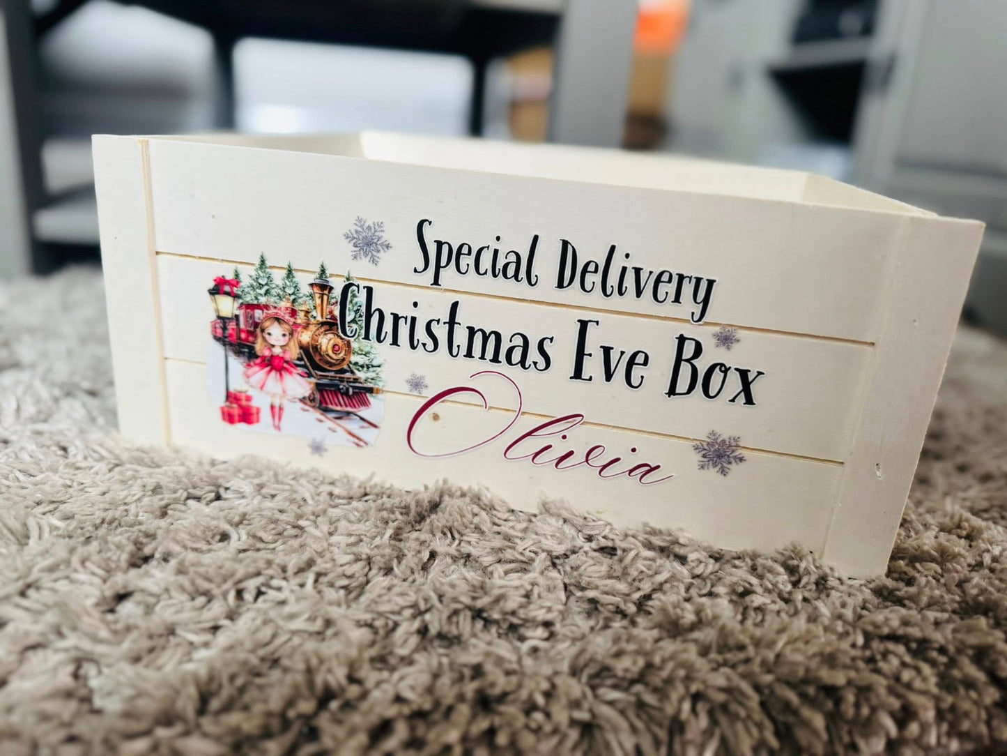 SUGARPLUM FAIRY PERSONALISED CHRISTMAS CRATE