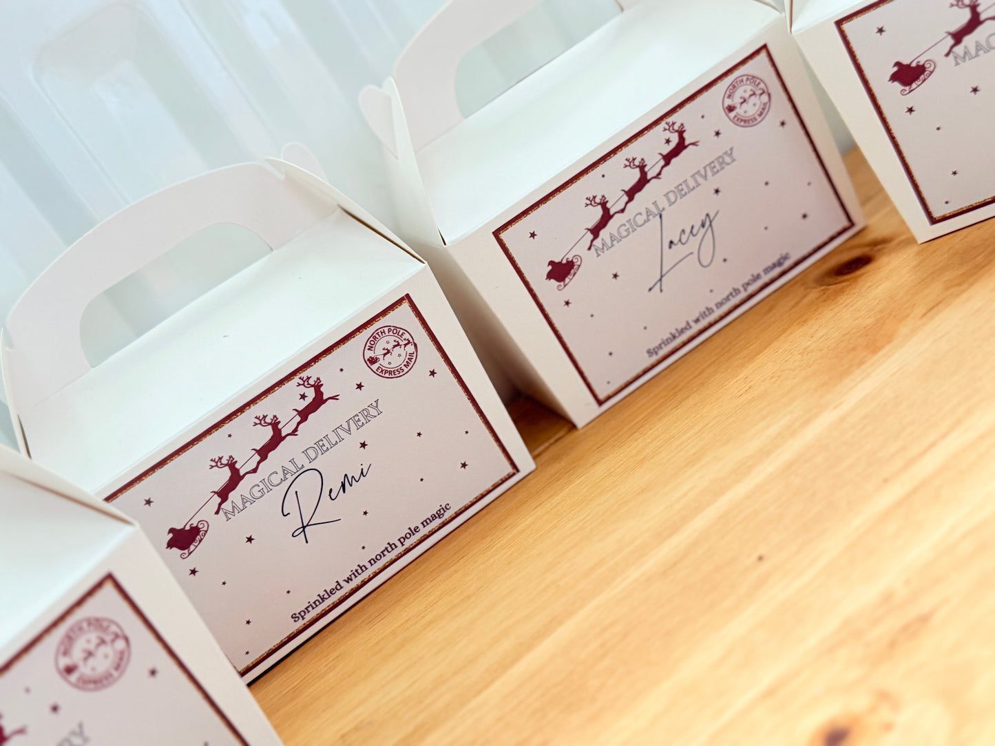 PERSONALISED CHRISTMAS TREAT BOXES