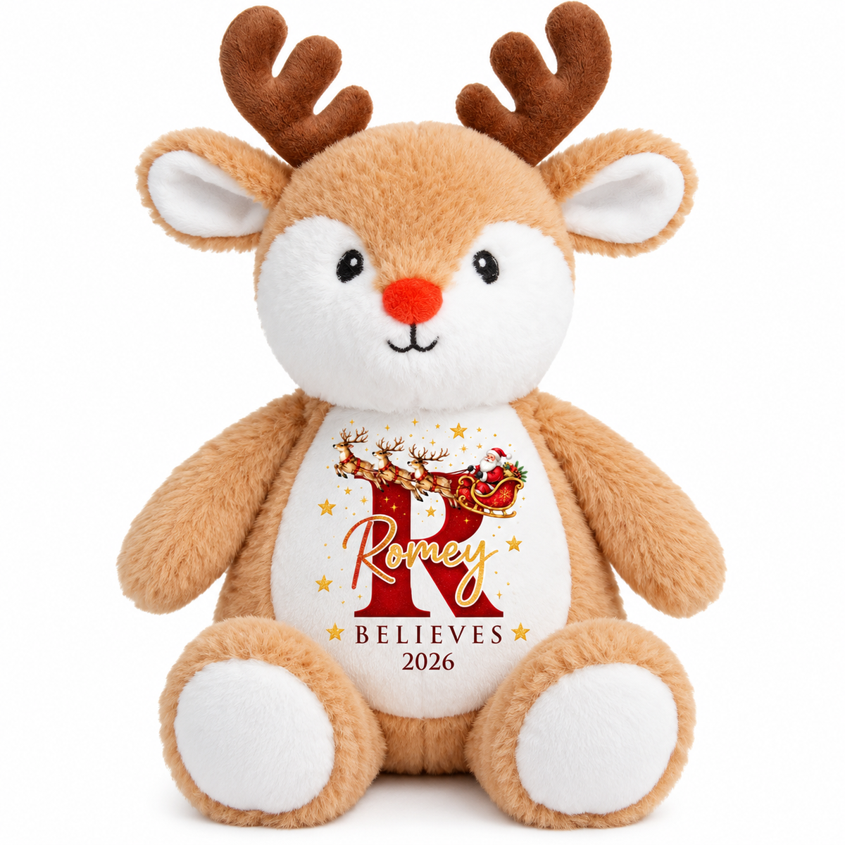 SANTA REINDEER BELIEVES REINDDER TEDDY
